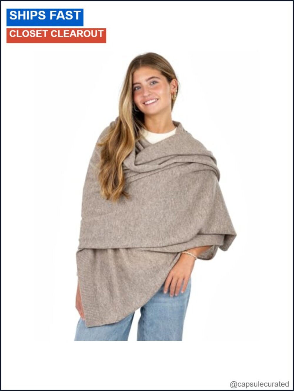 Cashmere Wool Blend Wrap Pashmina Shawl Scarf Travel 78x27